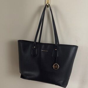 Michael Kors Navy blue Leather Tote